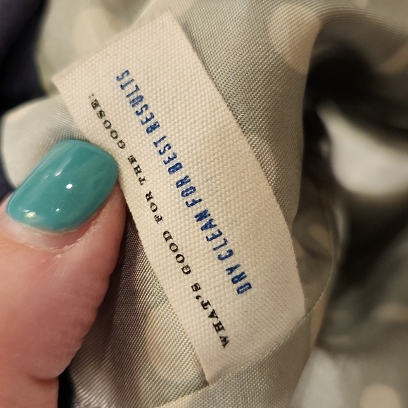 Navy blue Anthropologie Leifsdottir ruffled skirt size 8! - Picture 3 of 7